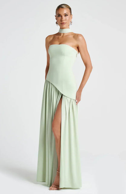 Elegant Ladies Long Formal Asymmetrical Dress