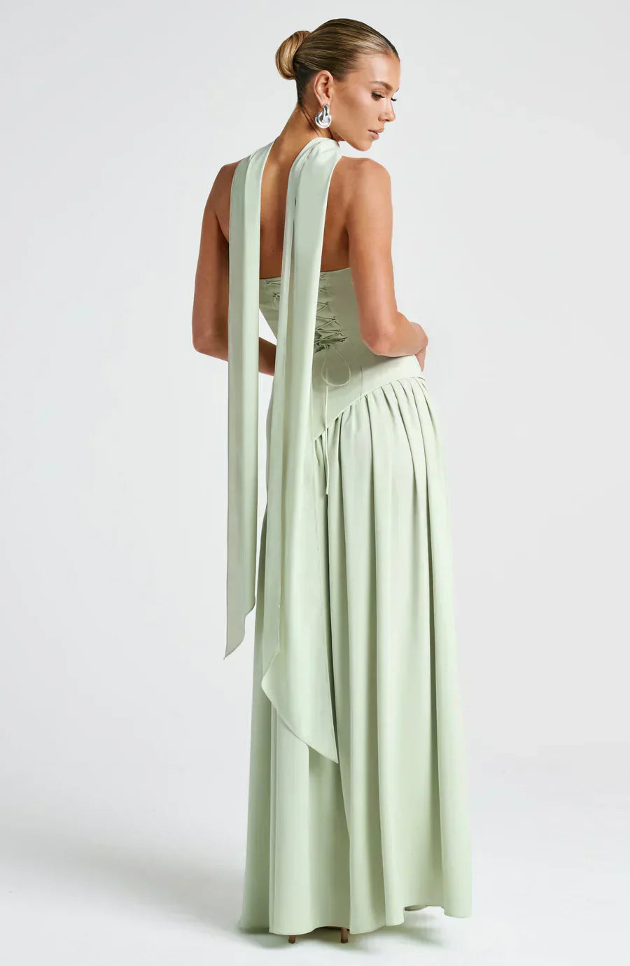 Elegant Ladies Long Formal Asymmetrical Dress