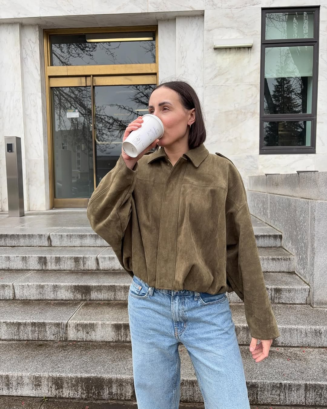 Image of Mandy | Women's Cropped Oversized Jacket