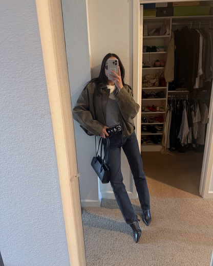 Image of Mandy | Women's Cropped Oversized Jacket