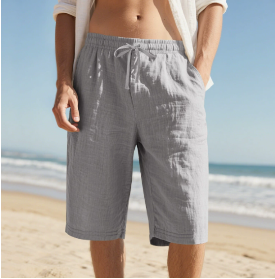 Image of Marco | Men's Knee Length Pull-On Chino Shorts