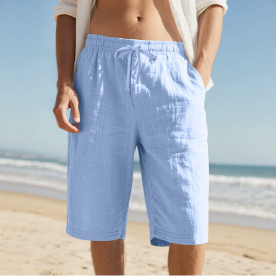 Image of Marco | Men's Knee Length Pull-On Chino Shorts