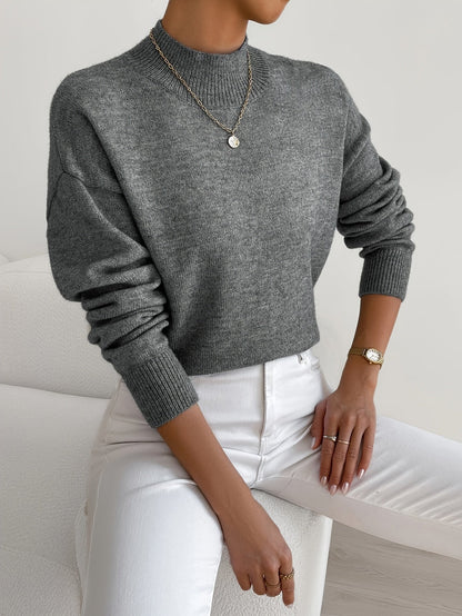Ladies' Lightweight Crew Neck Pullover Sweater