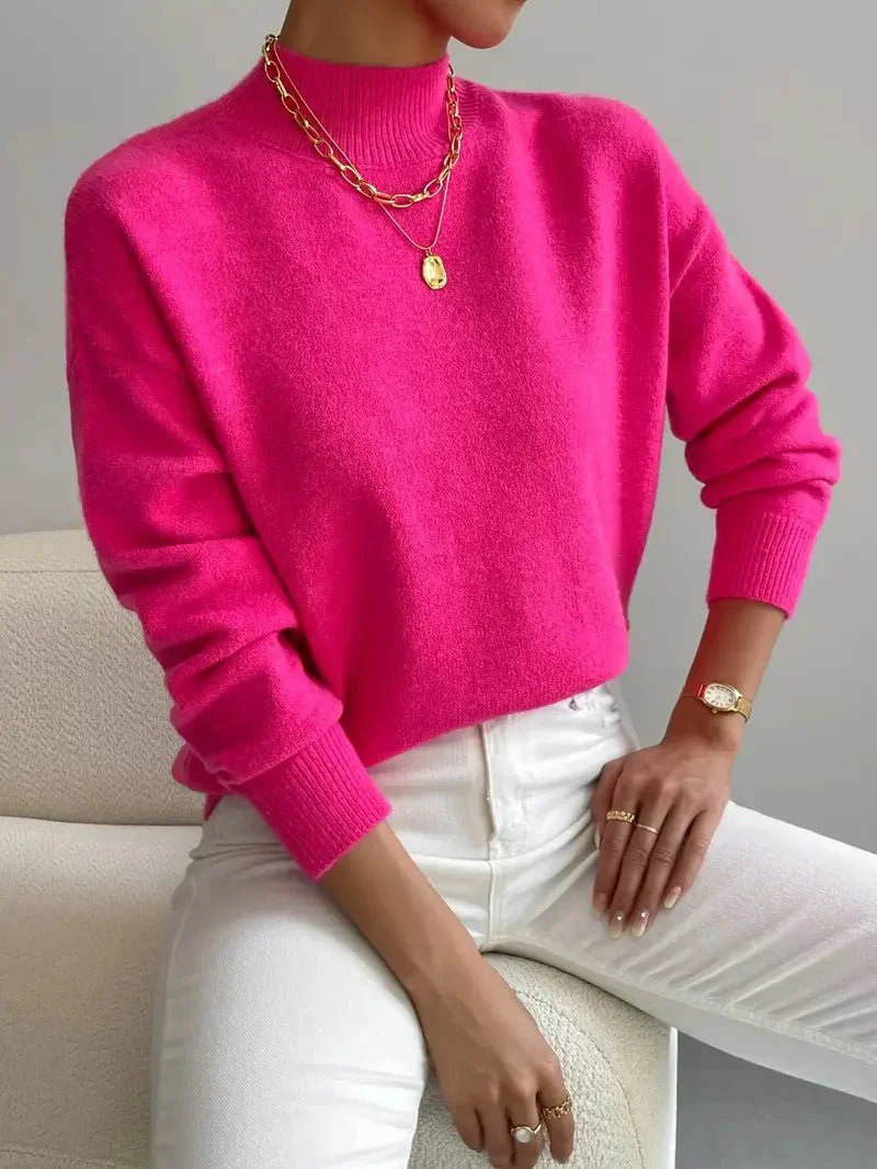 Ladies' Lightweight Crew Neck Pullover Sweater