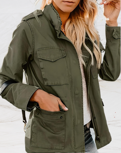 Women's Long Sleeve Utility Jacket - VibreMode