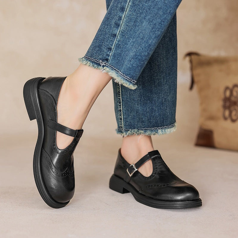 Vegan Leather Mary Jane Sandal