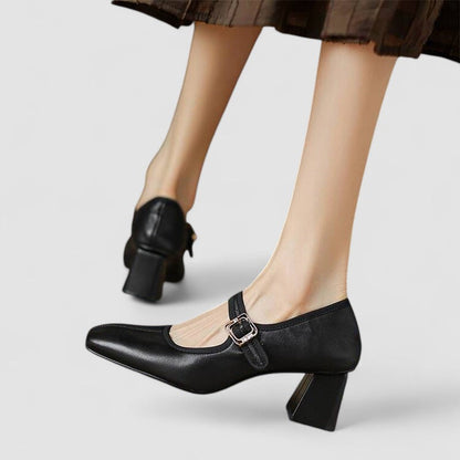Women's Block Heel Sandals Ankle Strap