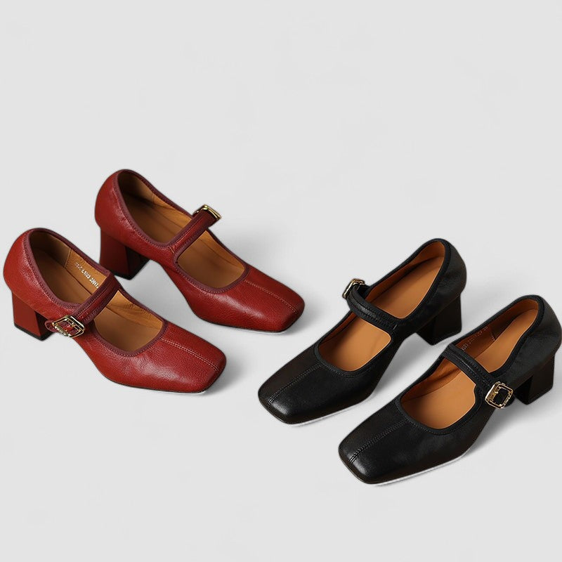 Women's Block Heel Sandals Ankle Strap