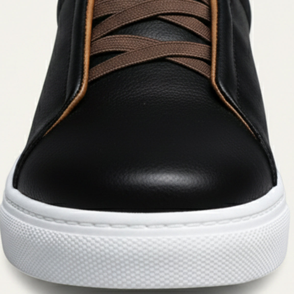 Men's Leather Slip On Sneakers