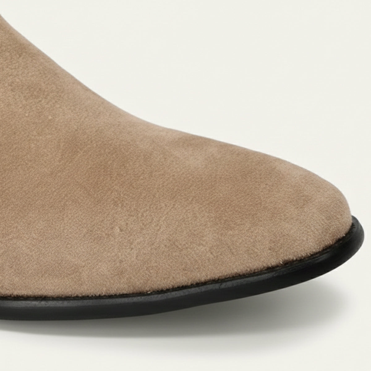 Men's Suede Chelsea Boots Slip On Elegant Brown