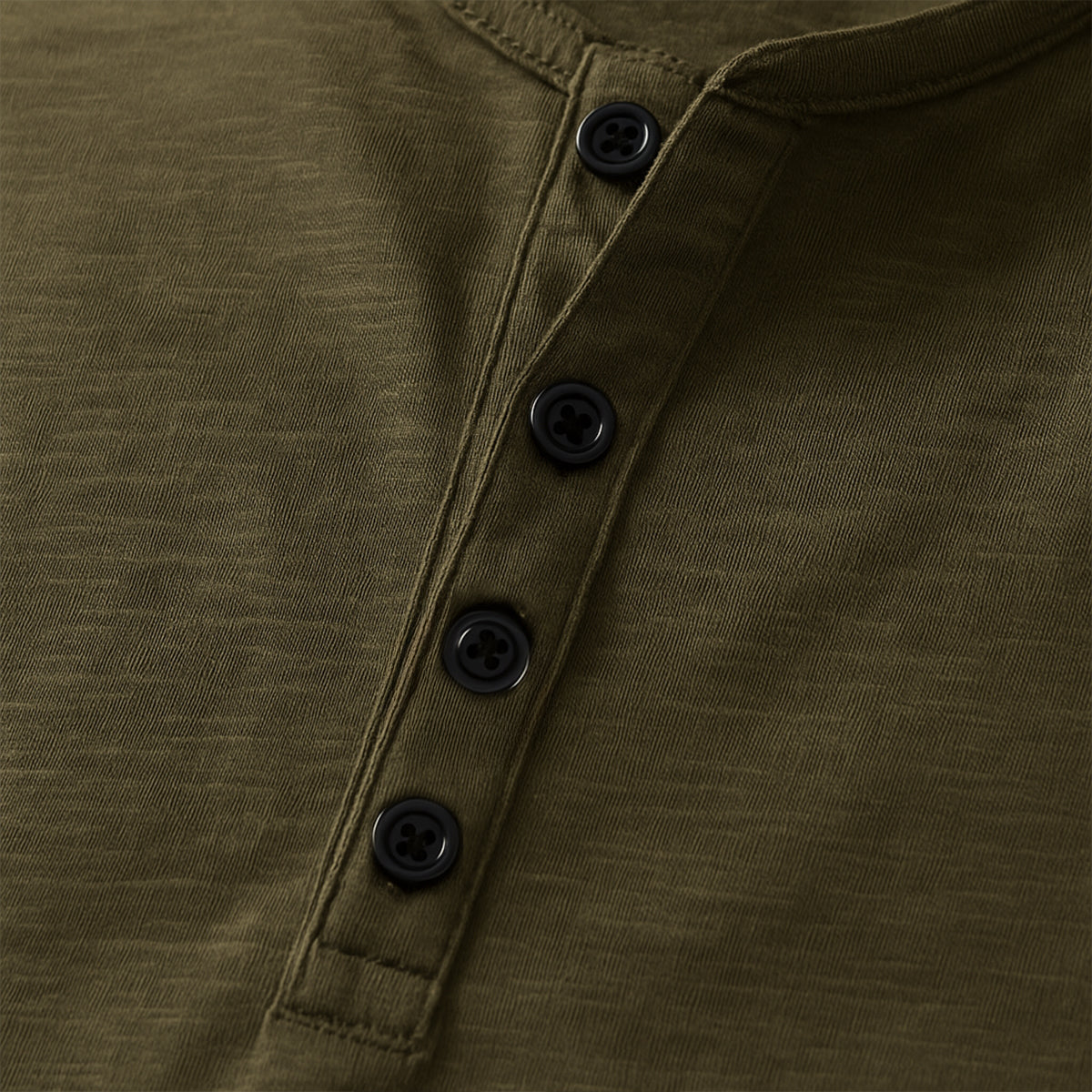 Men's Cotton Long Sleeve Polo Shirt
