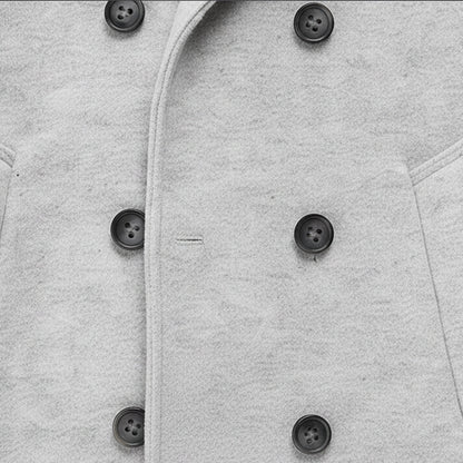 Men's Double Breasted Hooded Trench Coat