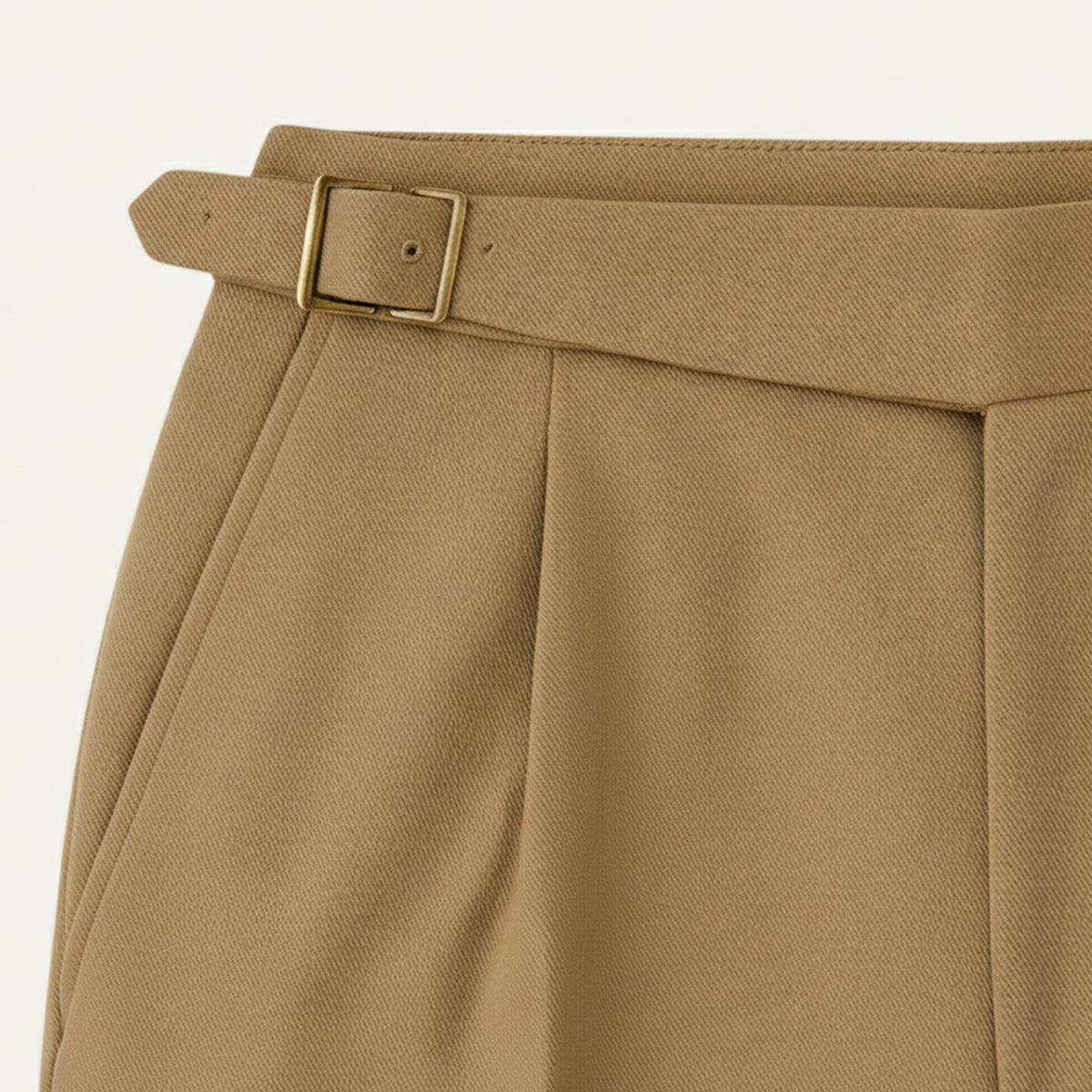 Men's High Waisted Pleated Trousers