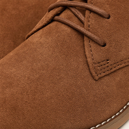 Men's Suede Formal Shoes Classic Brown