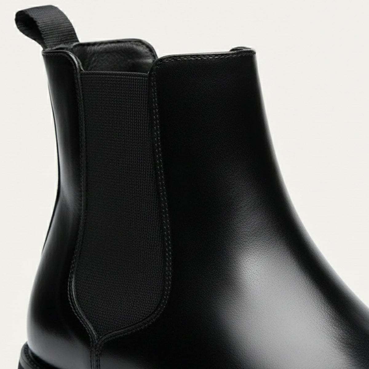 Men's Leather Ankle Boots Classic Slip On