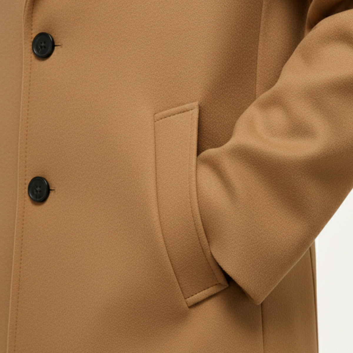 Men's Classic Wool Winter Overcoat