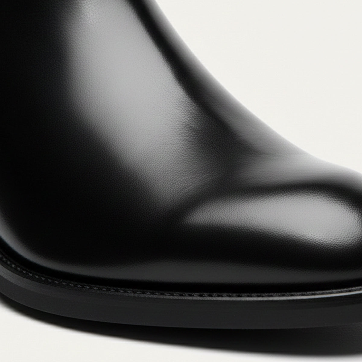 Men's Leather Ankle Boots Classic Slip On