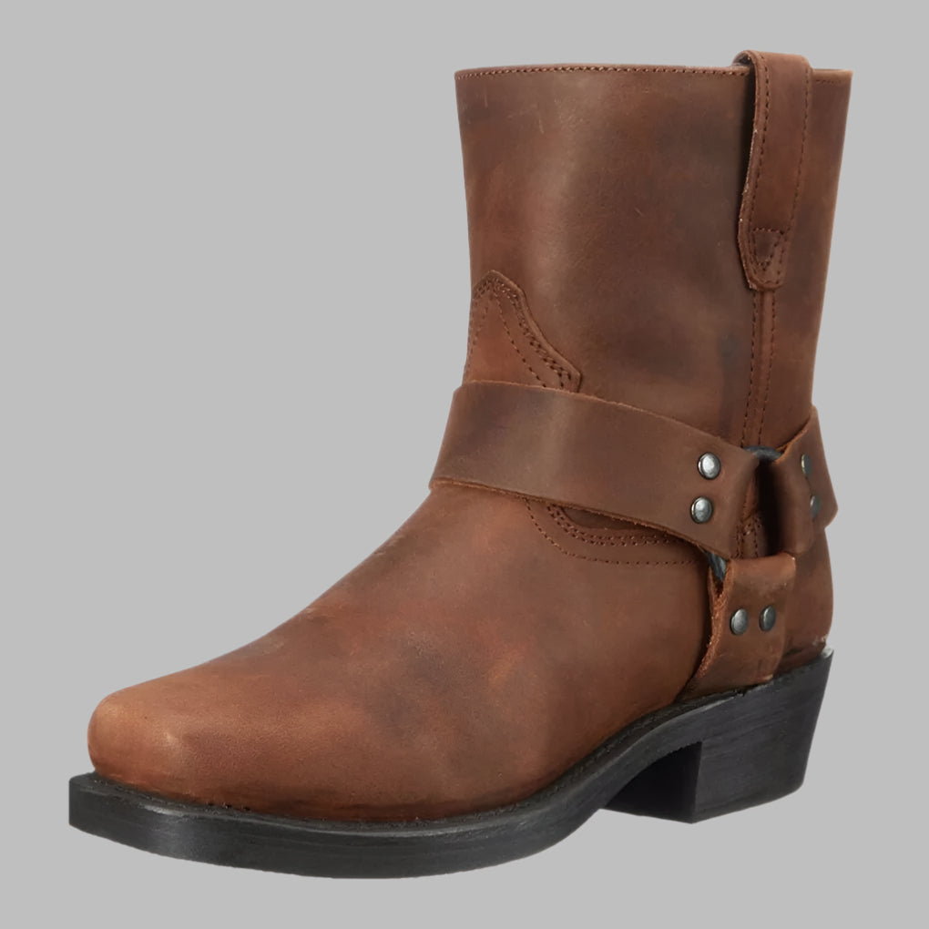 Men's Leather Western Boots - VibreMode