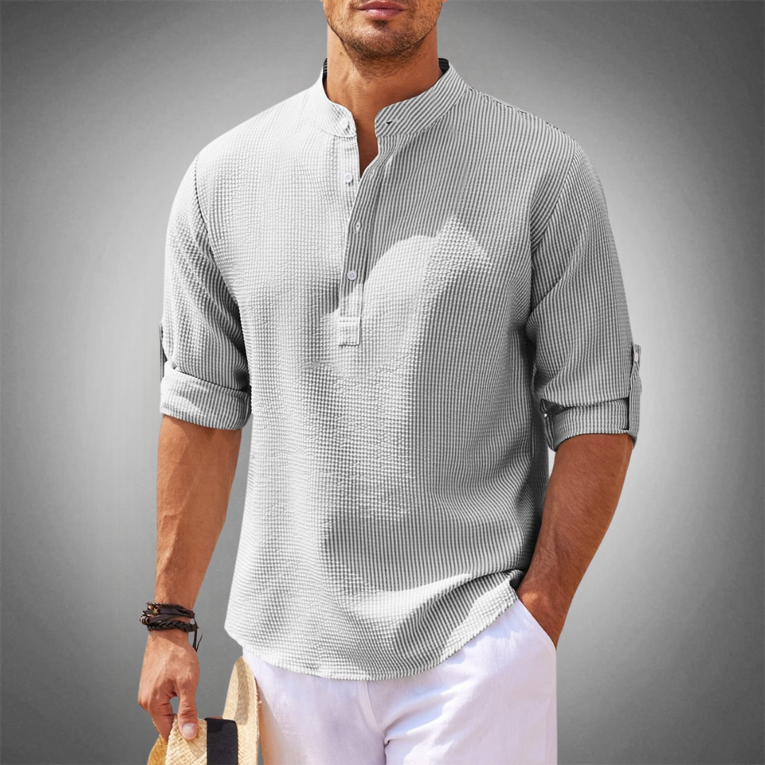 Maurice Mens Linen Dress Shirt