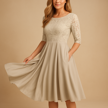 Maxi summer dress with short sleeves for women made from lightweight breathable fabric, perfect for beach days, summer weddings, vacations, and casual outings.