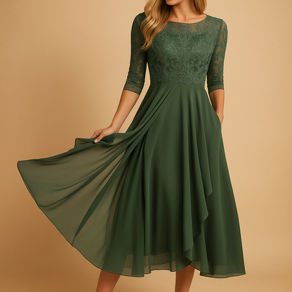 Maxi summer dress with short sleeves for women made from lightweight breathable fabric, perfect for beach days, summer weddings, vacations, and casual outings.