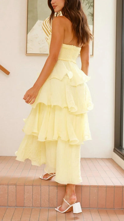 Mazie Women's Strapless Tiered Dress