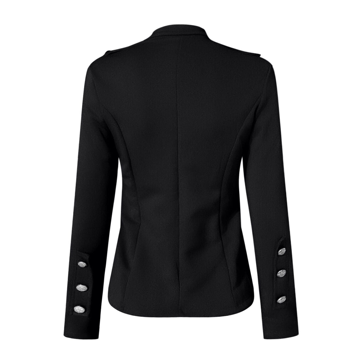Image of Megan | Women's Button-Front Fitted Blazer Jacket