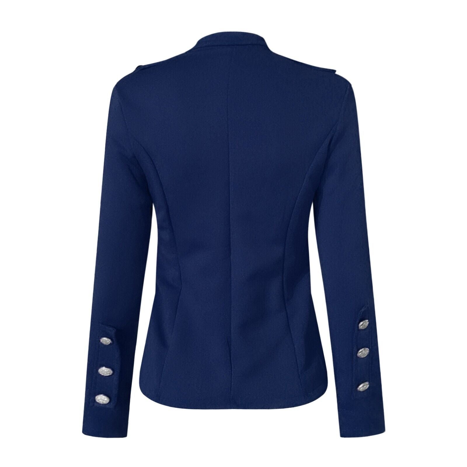 Image of Megan | Women's Button-Front Fitted Blazer Jacket