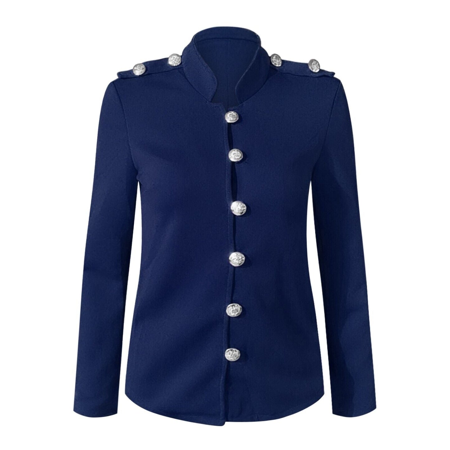 Image of Megan | Women's Button-Front Fitted Blazer Jacket