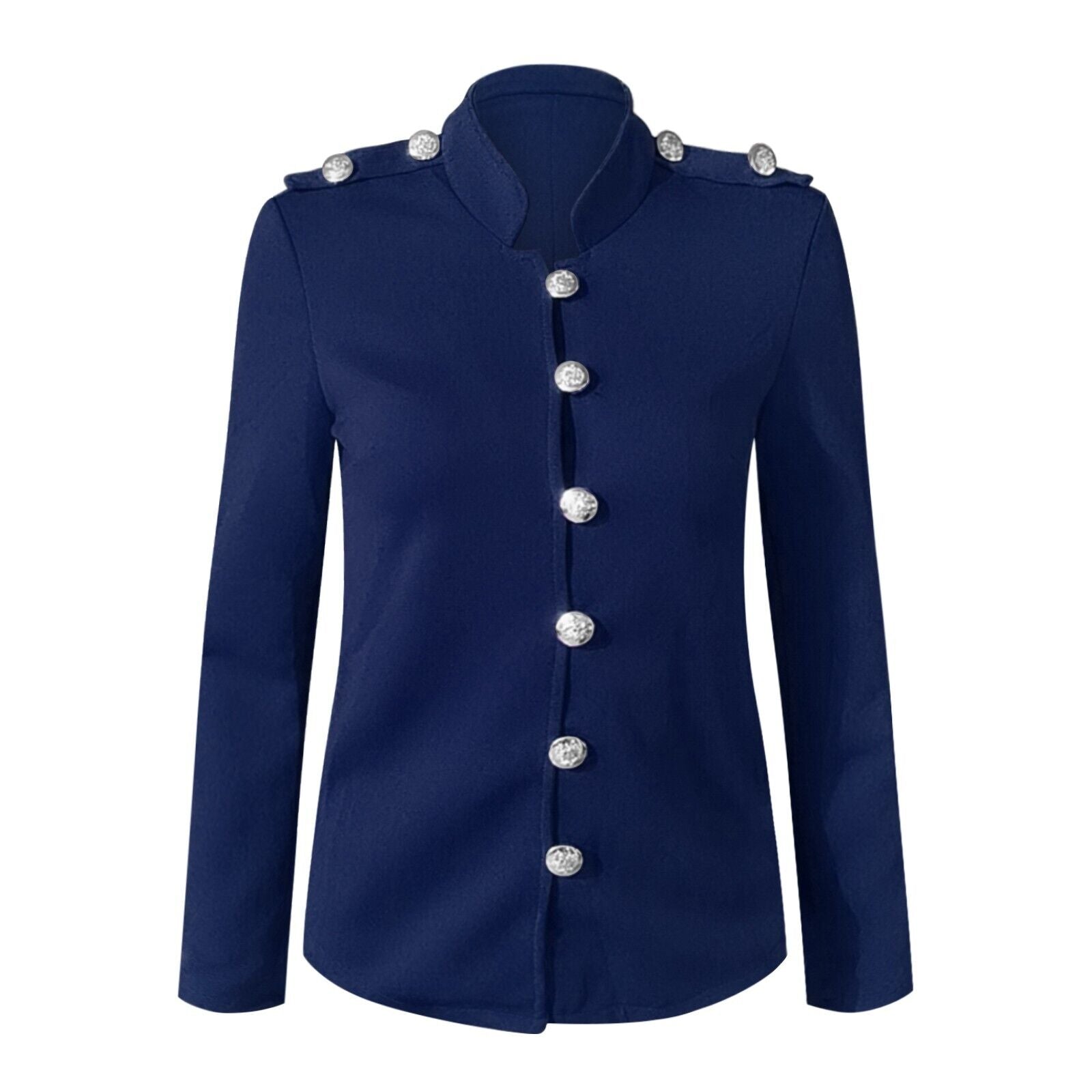 Image of Megan | Women's Button-Front Fitted Blazer Jacket