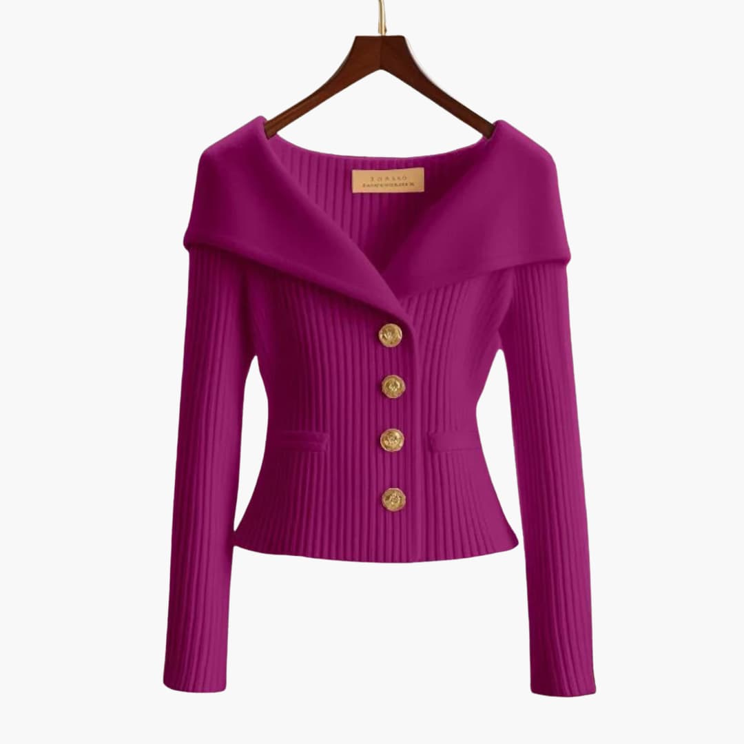 Image of Megan | Women's Fitted Button-Front Cardigan