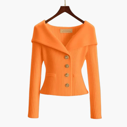 Image of Megan | Women's Fitted Button-Front Cardigan