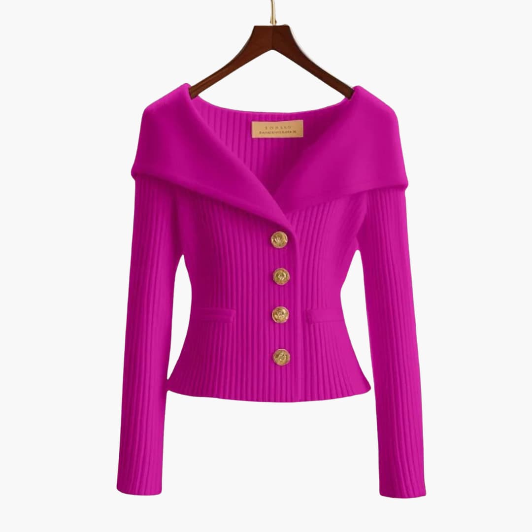 Image of Megan | Women's Fitted Button-Front Cardigan