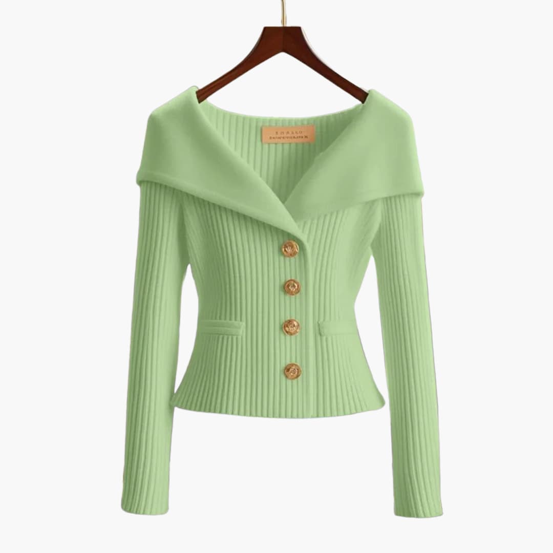 Image of Megan | Women's Fitted Button-Front Cardigan