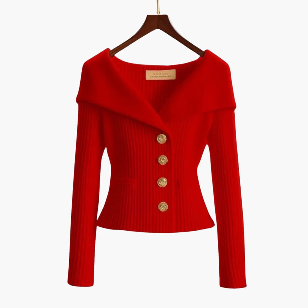 Image of Megan | Women's Fitted Button-Front Cardigan