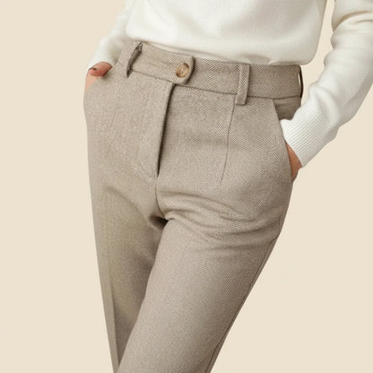Stylish Men's Grey Slim Fit Dress Pants