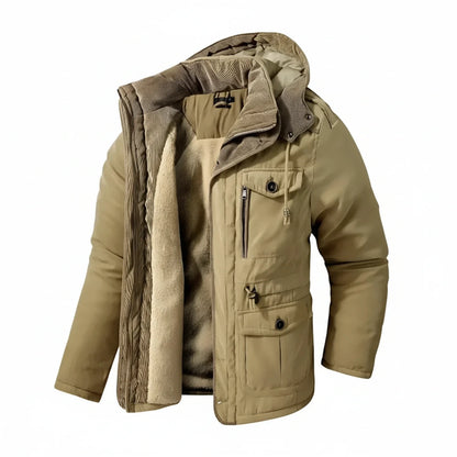Men's Hooded Cargo Jacket