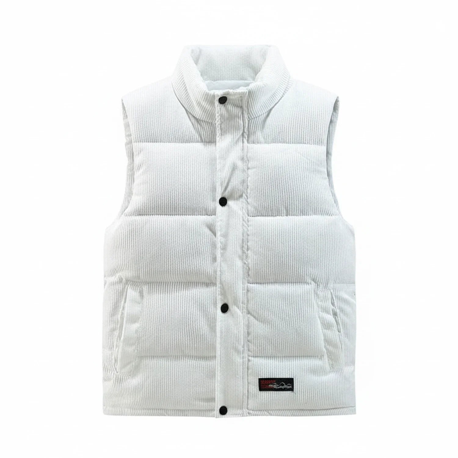 Men's Puffer Vest Button Front - VibreMode