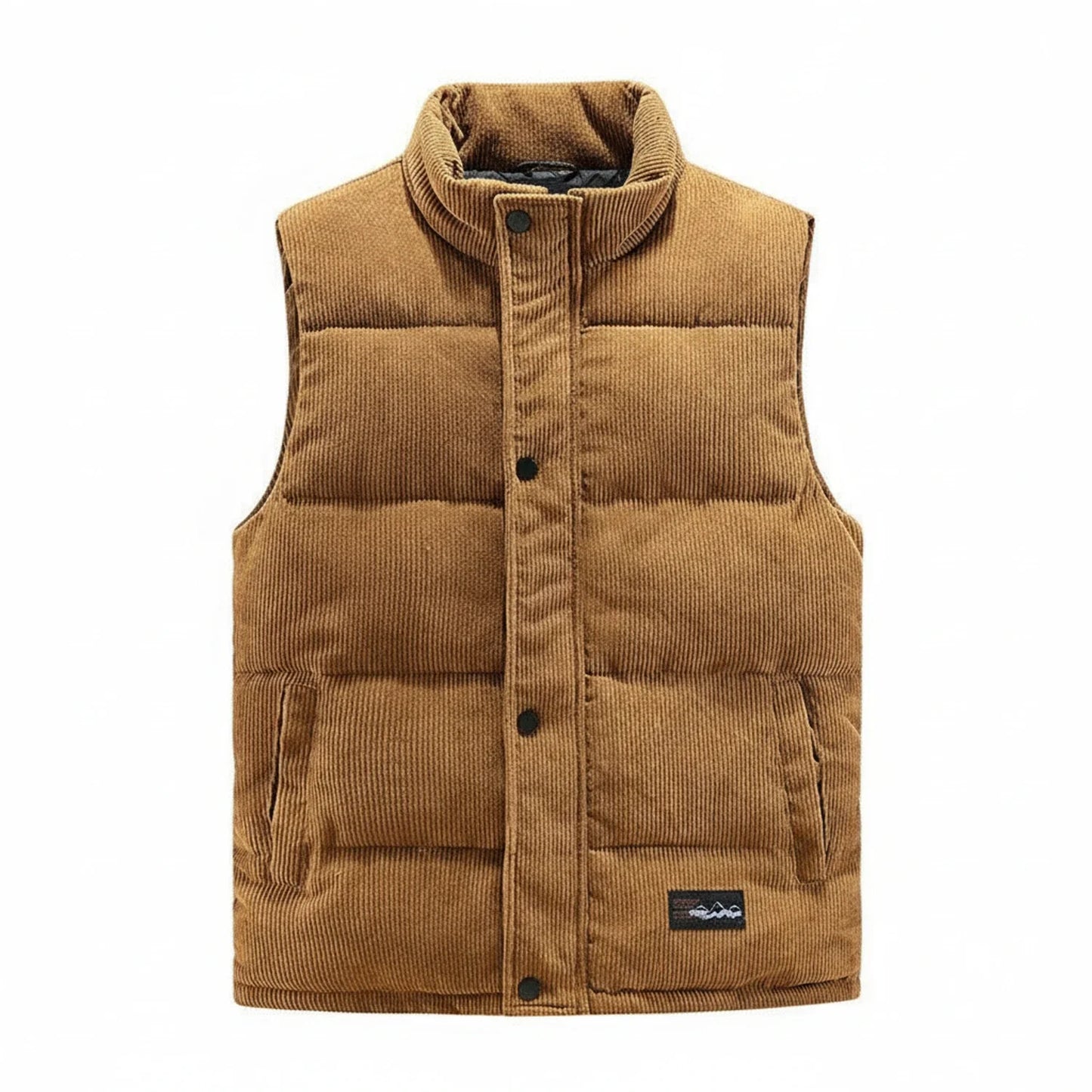Men's Puffer Vest Button Front