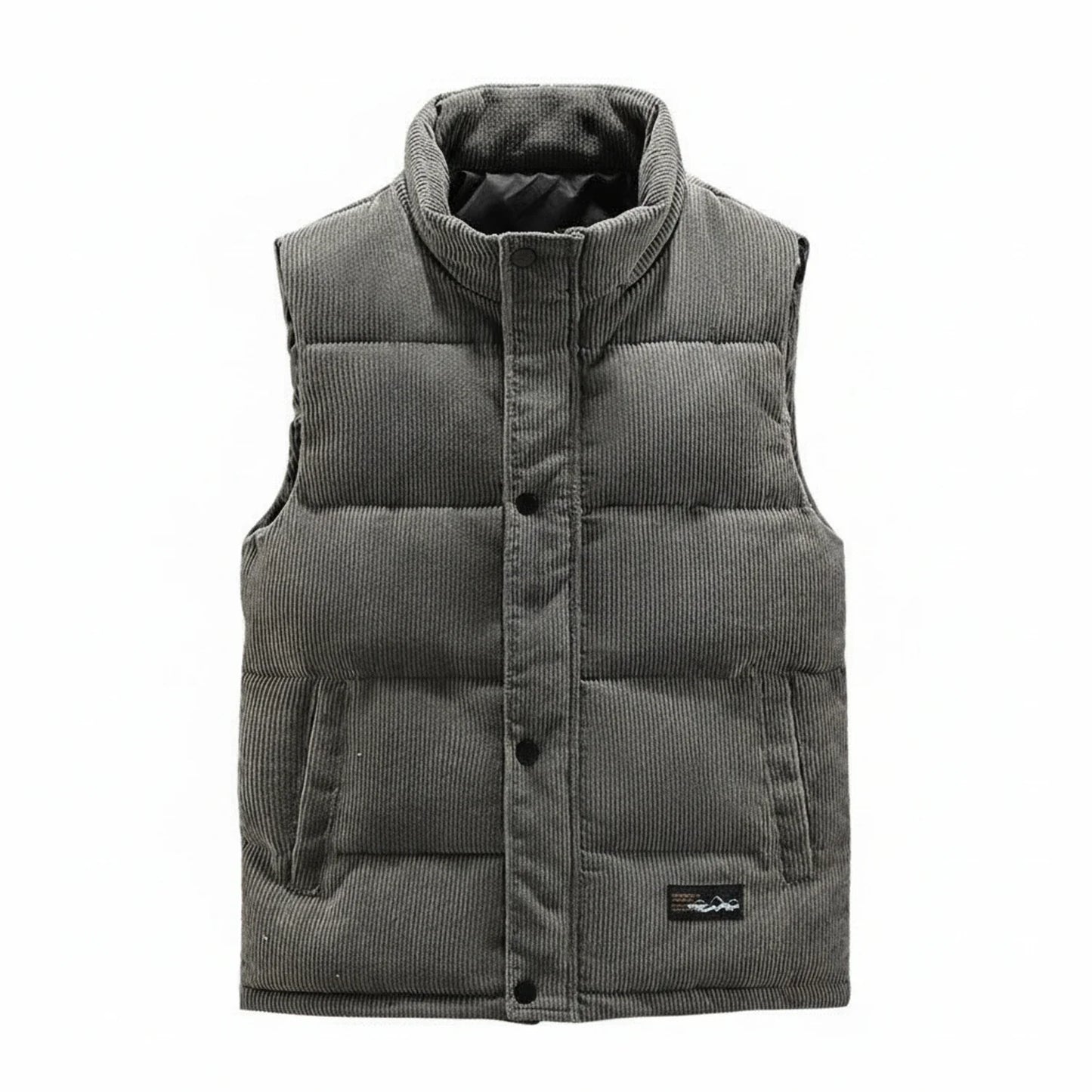 Men's Puffer Vest Button Front