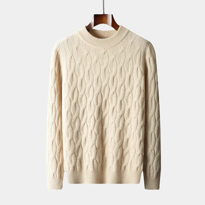 Men's Polo Knit Sweater - VibreMode