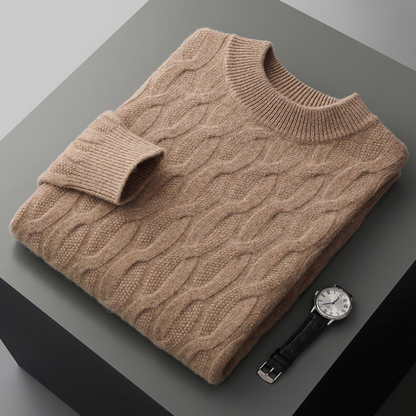 Men's Polo Knit Sweater