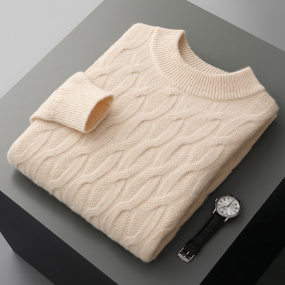 Men's Polo Knit Sweater