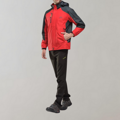 Men's Waterproof Windbreaker Jacket Lightweight Breathable Outdoor