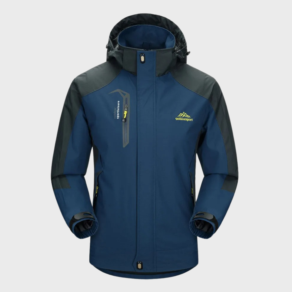 Men's Waterproof Windbreaker Jacket Lightweight Breathable Outdoor
