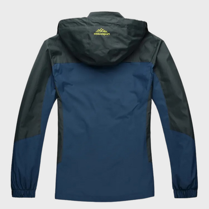 Men's Waterproof Windbreaker Jacket Lightweight Breathable Outdoor