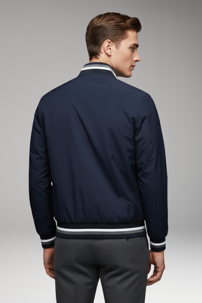 Men's Bomber Jacket Zipper Pockets