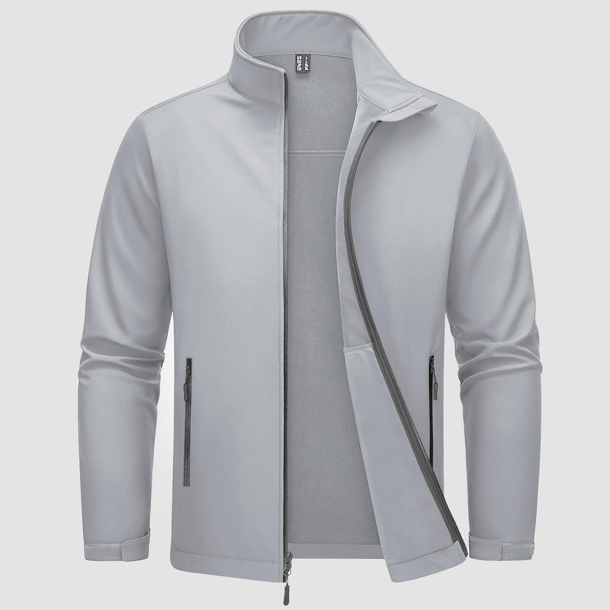 Men's Softshell Jacket Waterproof Fleece Lined Black