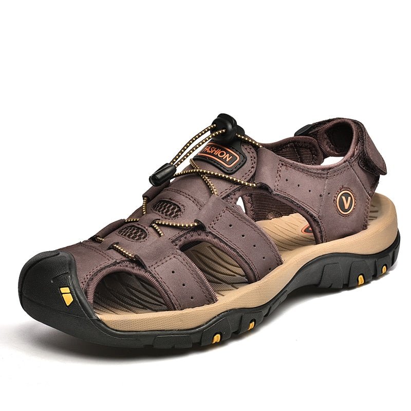 Comfortable Hiking Arch Support Sandals - Brown - VibreMode