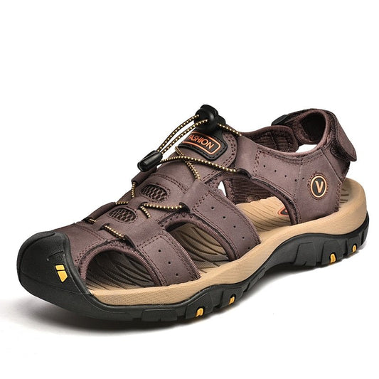 Comfortable Hiking Arch Support Sandals - Brown - VibreMode
